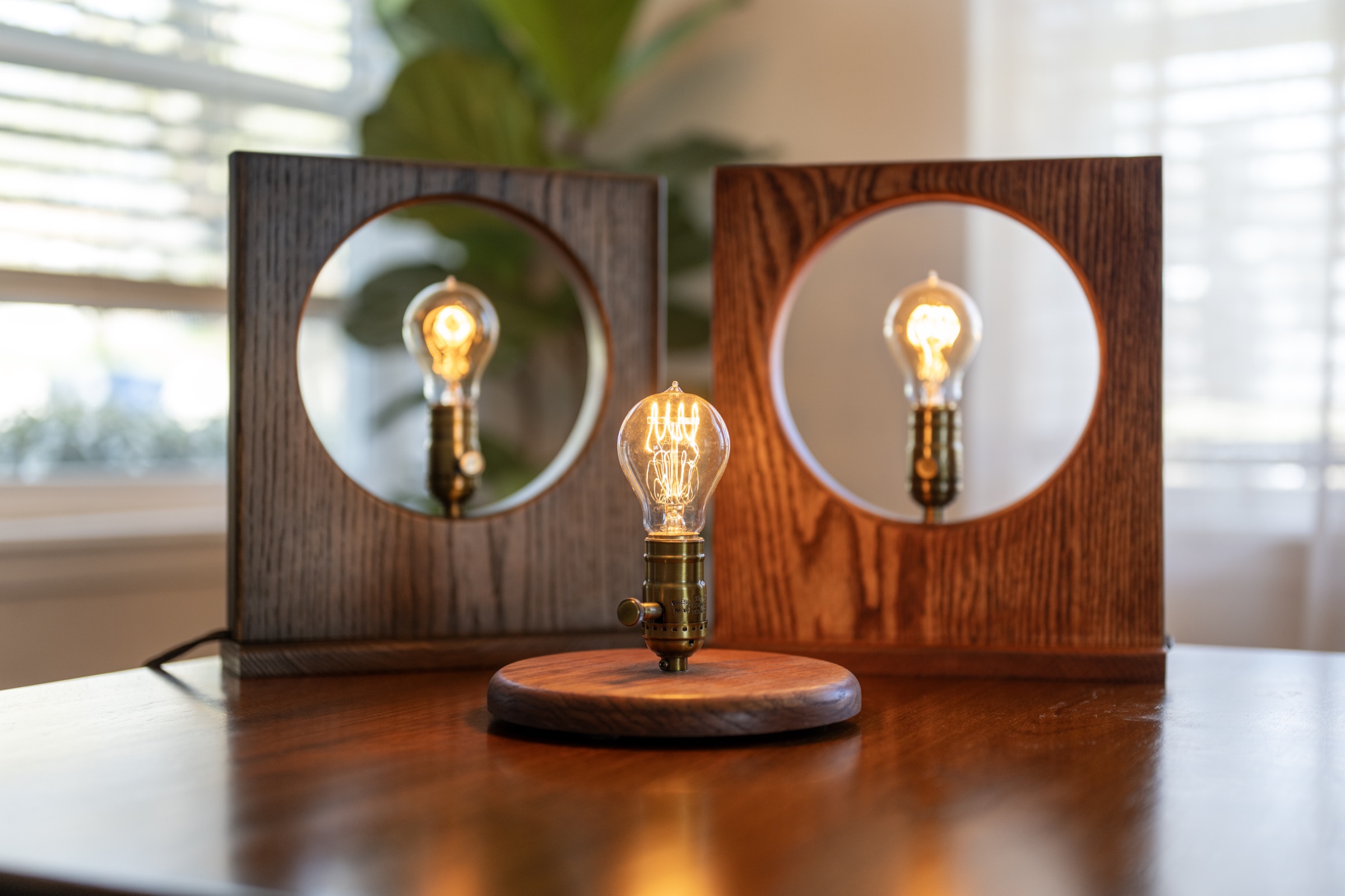 Love Wood Co. lamps — handcrafted in Dallas